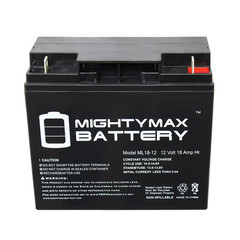 12-Volt 18AH SLA Replacement Battery for Yamaha 700 YFM7FG Grizzly 2007-2015
