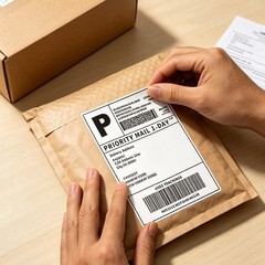 1000 labels 4″x6″ Direct Thermal Shipping Labels For Zebra & Rollo Printers