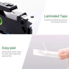 All Colors & Width Fit For Brother P-Touch Printer TZ TZe Laminated Lable Tape