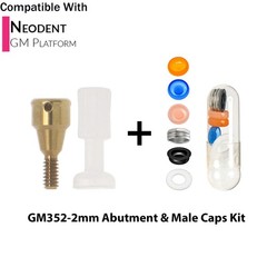 Overdenture Locator Abutment 1-6.0mm GH Male Cap Inserts For NEODENT GRAND MORSE