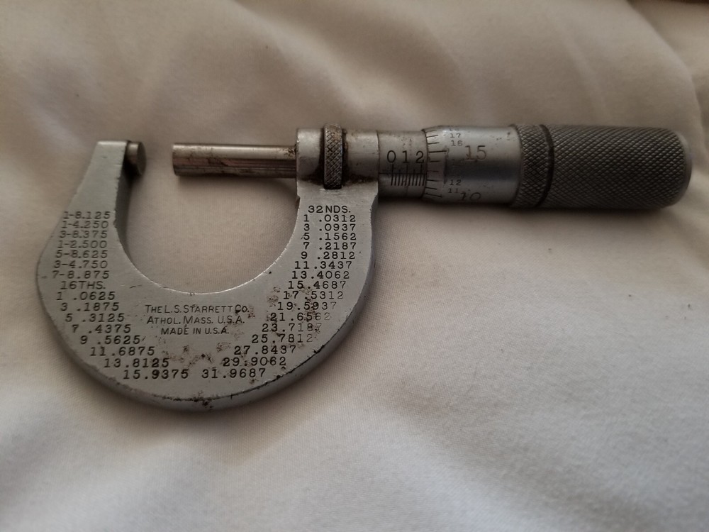 Vintage The L.S. Starrett Co. No. 230-F Micrometer