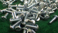 Lot of (180) Pieces DIN 85A Slotted Pan Head Machine Screw M4-.7 x 12 Zinc