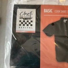 Chef Revival Basic Cook Shirts Unisex Adult Size 2XL White Short Sleeve Snap 2