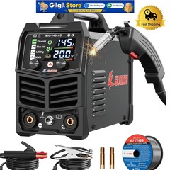 User-Friendly 145A MIG Welder – Lightweight & Safe with Advanced Protection