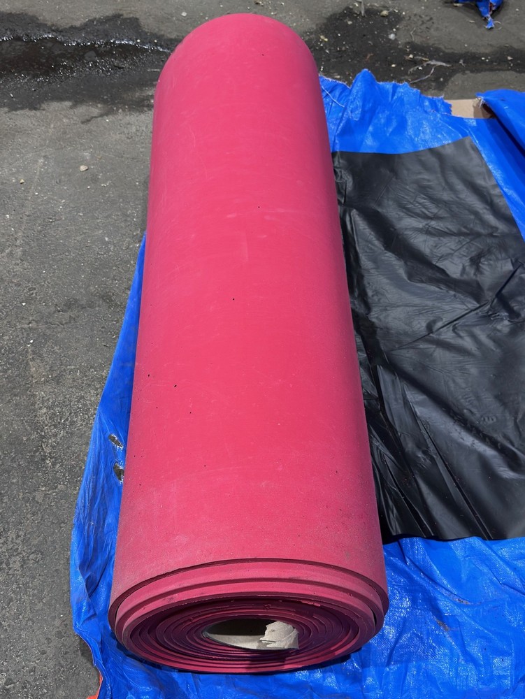 High Abrasion Resistant Rubber Roll – 49.6″ x 30′