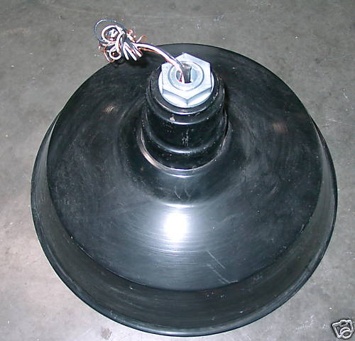 Standard Dome 16″ Industrial Lighting Fixture Black