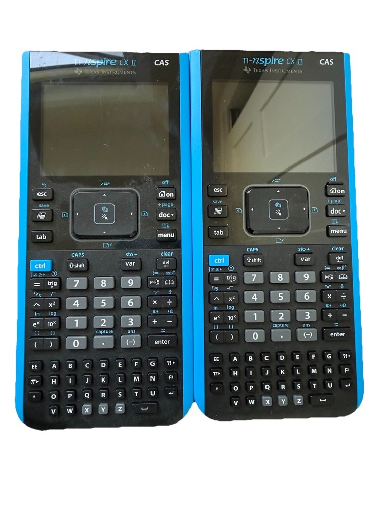 Texas Instruments TI-Nspire CX II CAS Graphing Calculator Lot of 2 No Batteries