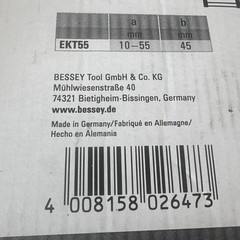 Bessey Edge Clamp Quick One-Handed Operation EKT55 Made In Germany New