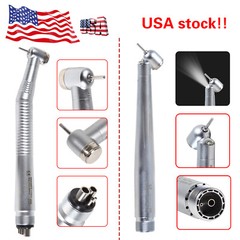 1-5 Dental Standard Head/45 Degree LED High Speed Handpiece 2/4 Hole Fit NSK TB1