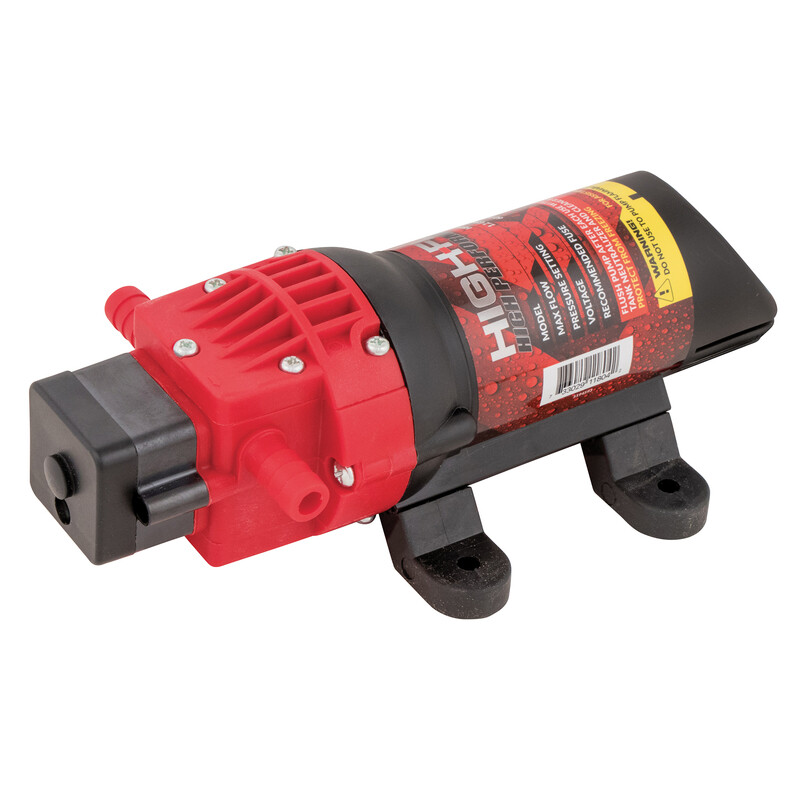Fimco 5151086 1.2 GPM 35 PSI 12V High Performance Hi Flo Diaphragm Sprayer Pump
