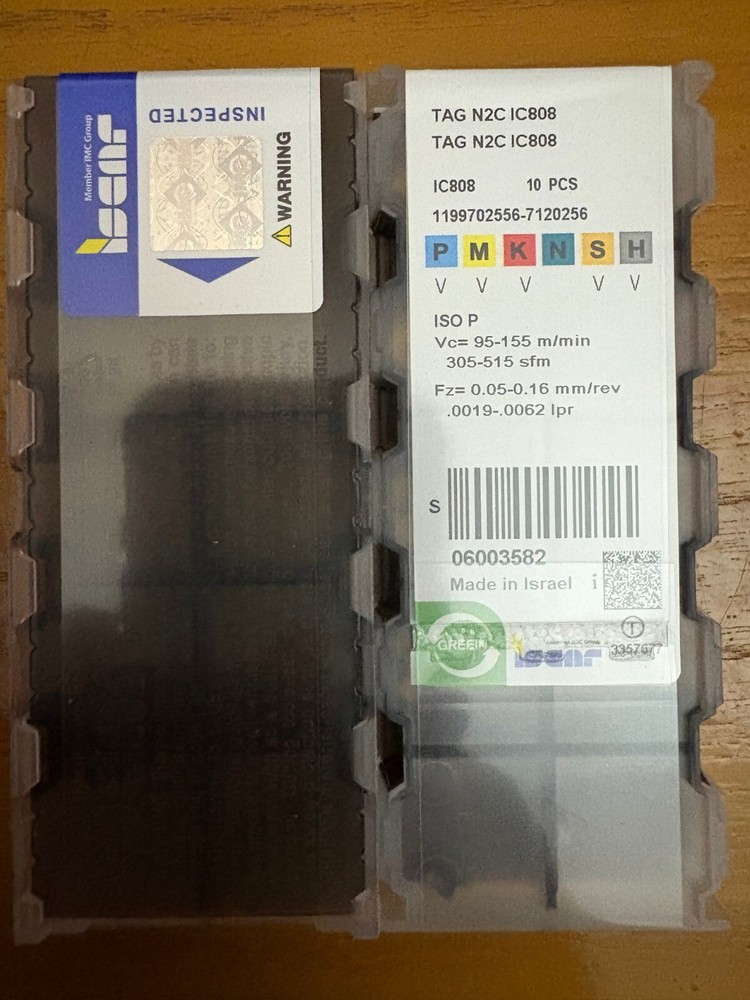 10pcs/Box ISCAR TAG N2C IC808