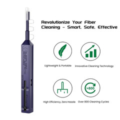 LC Fiber Cleaner Pen – 5 Pack – 1.25Mm LC Fiber Optic Cleaning Pen with Dual Act