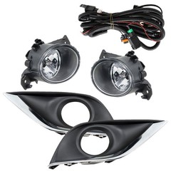 Front Fog Lamp Pair Replacement for 2015-2018 Right Left Side with Switch Wiring