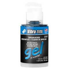 Vibra-Tite 12535 Threadlocker, Vibra-Tite 125, Blue, Medium Strength, Gel, 35