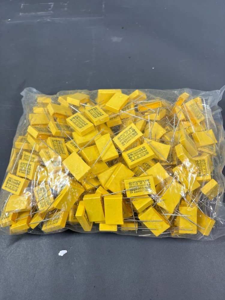 200x 0.22uF 275VAC X2 Film Capacitor MKP Safety EMI Suppression Radial Lot