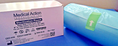 Medical Action Ind. Sterilization Pouch, #422S, 8″ x 100′ Roll, For Steam and EO