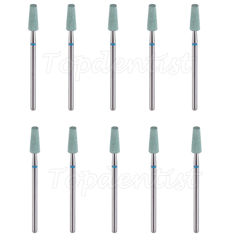 10X Dental Ceramic Diamond Bur Medium Polisher CD2123 Grinder Zirconia Porcelain