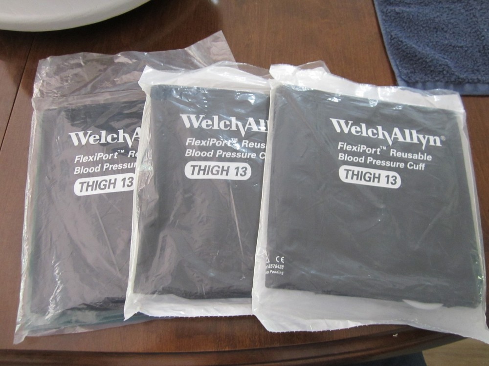 Welch Allyn REUSE-13 FlexiPort Reusable Blood Pressure Cuff 13 Thigh 40-55cm Lot