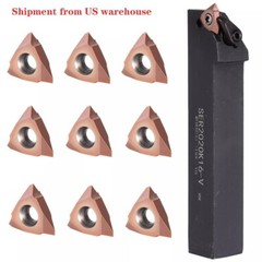 20mm Lathe Thread Cutting Tool Carbide Threaded Inserts Vertical 60° 16VERAG60
