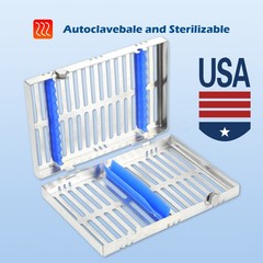 Stainless Sterilization Cassette cassette Signature 10 Instrument Capacity