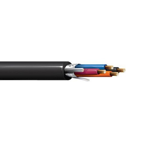 1000′ Belden 28326AS 18/4 Shielded Tray Cable TC-ER Black PVC Jacket 600V