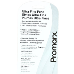 12-Pack Promarx Ultra Fine Pens Precise and Vivid Lines Blue Ink 0.5mm