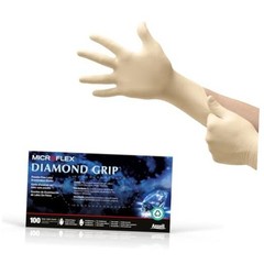 MICROFLEX Diamond Grip MF-300 Medium (Pack of 100) Natural Box (100)
