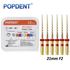 Dental Endo Rotary Files X-Pro Gold Taper NITI Endodontic Root Files POPDENT