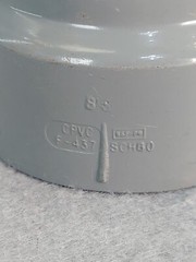 Spears® 819-020 Standard 45° Elbow 2″ FNPT SCH 80 CPVC F437 Female Threaded