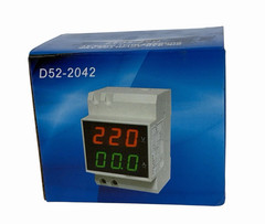 NIB D52-2042 DIN-RAIL AC VOLTAGE AND CURRENT DUAL DISPLAY AC80-300V AC0-100.0A