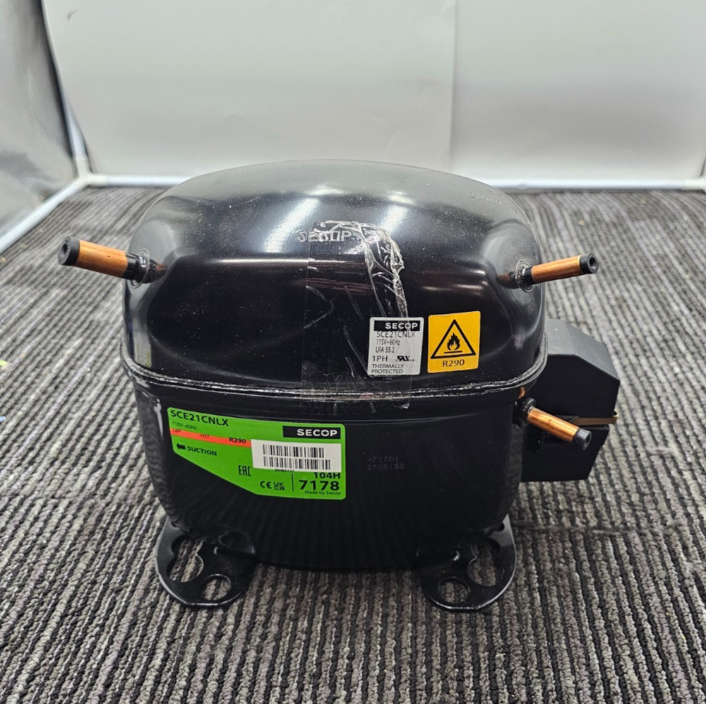 Secop SCE21CNLX R290 Refrigeration Compressor 3231 BTU LBP 115V 60 Hz