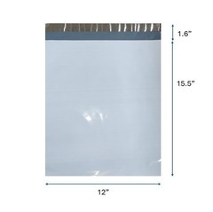12″x15.5″ Poly mailers, shipping envelopes, mailing bags Extra strong 2.5Mil