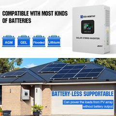 5KW 48V Solar Hybrid Inverter 100A MPPT Charge Controller Certified Refurbished