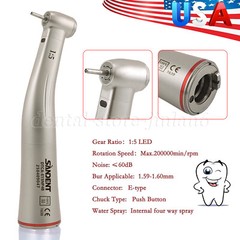 1-5 SANDENT Dental 1:5 Increasing Fiber Optic Contra Angle Handpiece Electric