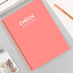 Check Register â€“ A5 Check Book Register Books with Check & Transaction Rose