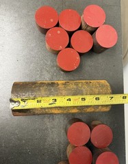 1045 Big Diameter Steel Round Bars HR – 14 PCS – 23.70 LBS – Industrial Use