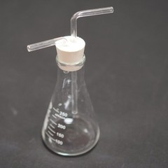 1000 ml lab glass erlenmeyer gas washing bottle wash bottle lab glassware