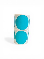 Direct Thermal Labels- 3″ Round Teal Colored 500 Labels per roll, 1-12 Rolls