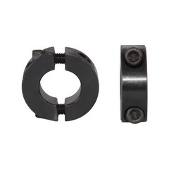 AZSSMUK Bore 1/4″ Shaft Collar Double Split Axle Clamp of 1/4″, Black