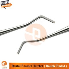 Double Ended Dental Enamel Hatchet Trimmer Preparation Restorative Instrument