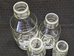 (4/pk) Lab Glass GL-45 100mL, 250mL, 500mL, 1000mL Reagent Media Storage Bottles