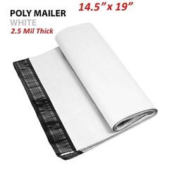 1~2000 Multi Pk 14.5×19 White Poly Mailers Shipping Envelopes Self Sealing Bags