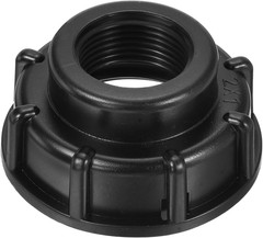 IBC Tote Adapter 60mm Coarse Thread 1″ Female Outlet, 275-330 Gallon Drain Plug