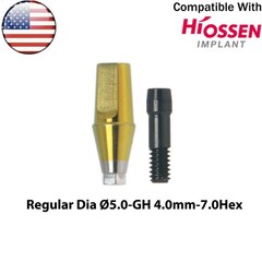 US Dental Straight Transfer Abutment Mini/Regular Ø4.5/5.0mm Fits Hiossen Osstem