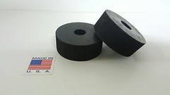 Rubber Spacer 3/4 THK X 1-1/4 OD X 1/2 ID MADE IN THE USA 8 PACK