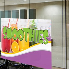 Decal Stickers Smoothies Outdoor Advertising Printing C Vinyl Store Sign Label
