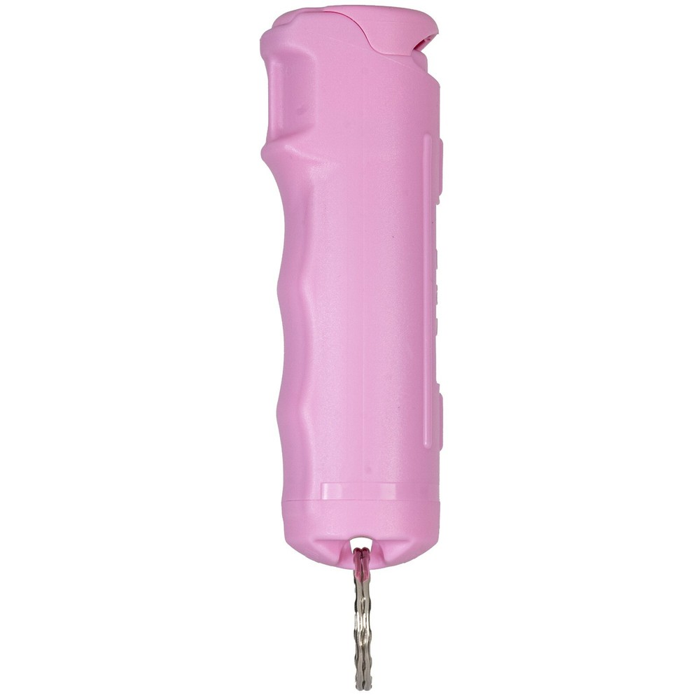 Police Magnum pepper spray .50oz pink flip top keychain self defense protection