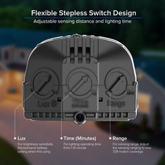 54W 7000lm Infrared Motion Sensor LED Security Light Outdoor Floodlight Safety