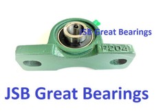 (Qty.2) UCP206 double seals solid based Pillow block bearings 30mm bore UCP206