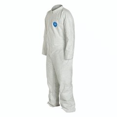 Dupont TY120S-2XL Tyvek 400 Coverall Plain Suit Zipper Front Case/25 Ea
